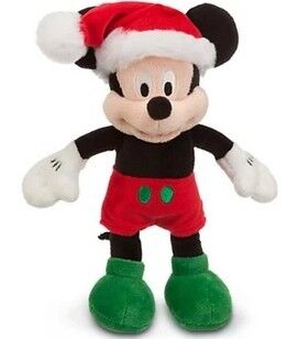 Rode Disney-Kerstmis Mickey Mouse van het Pluchespeelgoed vulde Aangepaste 45cm
