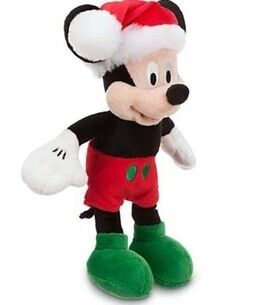 Rode Disney-Kerstmis Mickey Mouse van het Pluchespeelgoed vulde Aangepaste 45cm