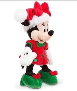 Rode Disney-Kerstmis Mickey Mouse van het Pluchespeelgoed vulde Aangepaste 45cm