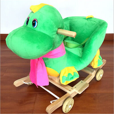 Het mooie Roze Groene Dierlijke Stuk speelgoed Elephent Eco van de Babyschommelstoel - Vriendschappelijke 60*33*55cm ZIJN SGS