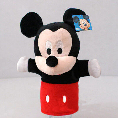 Mooie de Pluchehandpoppen van Mickey Mouse Minnie Mouse voor Bevorderingsgiften