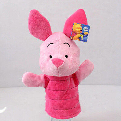 Van de Pluchehandpoppen van Winnie Pooh Tigger Stitch Eyore het Gele Roze Blauw