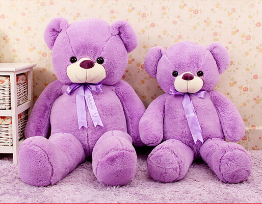 Jumbo Gevulde Dierlijke het Speelgoed Grote Grootte van de manier Purpere Grote Teddybeer