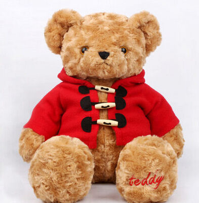 Ce 30cm Gevulde Dierlijke Speelgoed Bruine die Teddybeer met Laag wordt aangepast