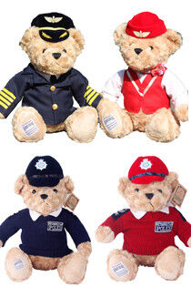 8 de duim vulde Dierlijke Speelgoed Proefteddybeer met Uniformen voor Bevorderingsgiften