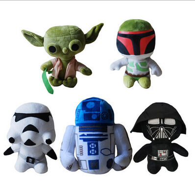 8 van het Beeldverhaaldisney van duim Leuke Star Wars de Pluchedoll Groen voor Inzameling