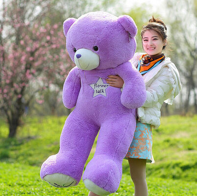 Grote Jumbolavendel Purpere Teddybeer 30cm 45cm 60cm 100cm 120cm