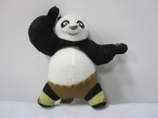 De leuke Vuist van de het Speelgoedpanda van de Beeldverhaalpluche stelt Beeldverhaal vulde Speelgoed