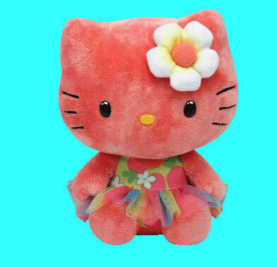 20cm Mooi Oranje Hello Kitty Beeldverhaal Gevuld Pluchespeelgoed voor Inzameling