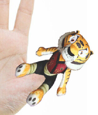 van de de Pandapluche van 4 duimfashon Kungfu de Handpoppen van de Handpoppenjonge geitjes