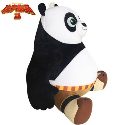 Nieuwe Kungfu-Panda 3 Zitting stelt Pandapo Beeldverhaal Gevuld Pluchespeelgoed