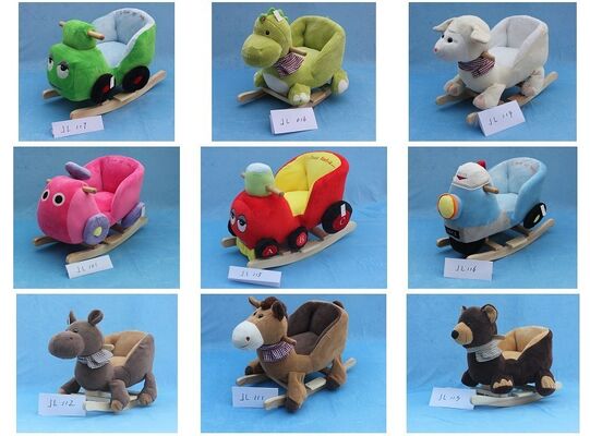 Baby die het Dierlijke Speelgoed van de Stoel Leuke Baby Weinig schommelt Doll van de Meerminpluche