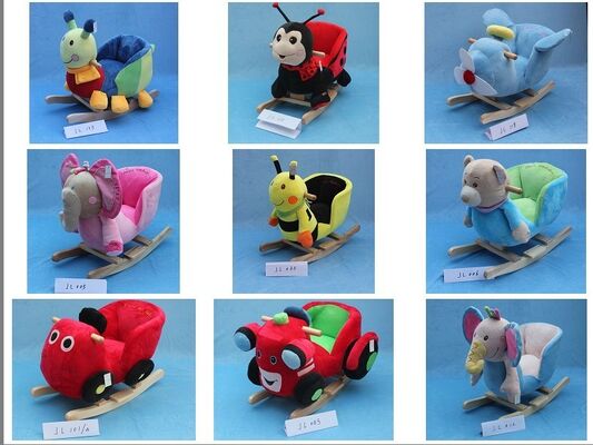 Baby die het Dierlijke Speelgoed van de Stoel Leuke Baby Weinig schommelt Doll van de Meerminpluche
