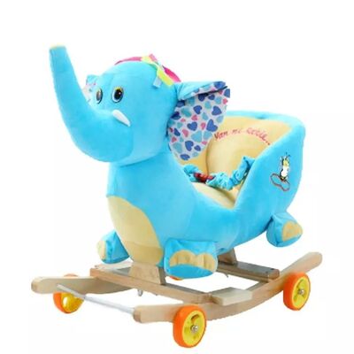 Mooie Dierlijke de Schommelstoelinzameling van de Pluchebaby voor Babyrit bij het Spelen