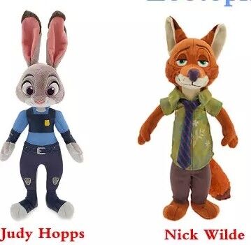 Het bruine en Groene van de Pluchespeelgoed Gevulde Dieren van Zootopia Disney Zachte Materiaal