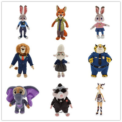 Het bruine en Groene van de Pluchespeelgoed Gevulde Dieren van Zootopia Disney Zachte Materiaal