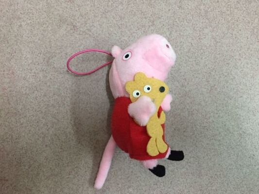 De Pluchestuk speelgoed van het Peppavarken Keychain Gevuld Speelgoed voor Bevorderingsgiften