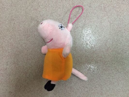 De Pluchestuk speelgoed van het Peppavarken Keychain Gevuld Speelgoed voor Bevorderingsgiften