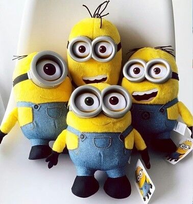 Verachtelijk me 3 van het het oogbeeldverhaal van Minions 3D de Pluchespeelgoed Gele 22cm