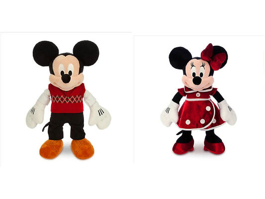 Kerstmis Minnie Mouse en de Pluchespeelgoed 40cm van Mickey muisdisney