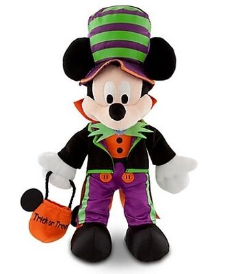 30cm Disney de Tijd Mickey Mouse en Minnie Mouse van Halloween van het Pluchespeelgoed