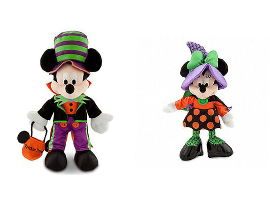 30cm Disney de Tijd Mickey Mouse en Minnie Mouse van Halloween van het Pluchespeelgoed