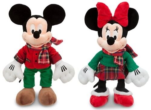 van het Geruite Schots wollen stofkerstmis van 12 de Pluchespeelgoed van duimdisney de Grote Manier van Mickey