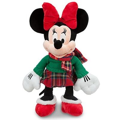 van het Geruite Schots wollen stofkerstmis van 12 de Pluchespeelgoed van duimdisney de Grote Manier van Mickey