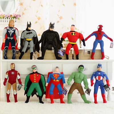EN71 van het Speelgoedbatman van de beeldverhaalpluche van de het Staalsuperman de Wrekers van de de Rechtvaardigheidsliga