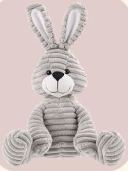 Cute and Lovely Corduroy Material Bunny Rabbit soft Toys 9inch