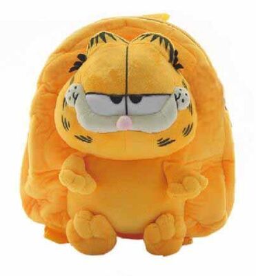 Eco - Vriendschappelijk Geel die Garfield-de Rugzakkence van de Jonge geitjesschool voor Kinderen 28cm wordt goedgekeurd