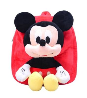 12 Rugzak van de duim de Rode Mickey muis voor Peuter met de Zachte Grootte van de Pluchestof