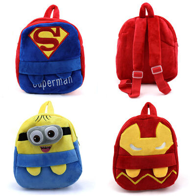 Rugzakken van de de Jonge geitjesschool van het manier personaliseerden de Mooie Beeldverhaal Zachte Pluche, 23cm*21cm*9cm