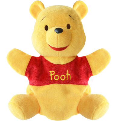 Van de Pluchehandpoppen van Winnie Pooh Tigger Stitch Eyore het Gele Roze Blauw