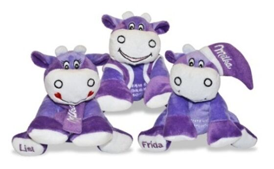 Purper Gevuld Dierlijk Promotie de Giftenspeelgoed van de Melkkoe de Norm van 8 Duimce