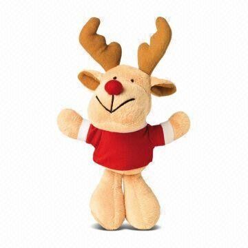 8 de duim vulde het Promotie van Kerstmisamerikaanse elanden van het Giftenspeelgoed Speelgoed van de het Rendierpluche