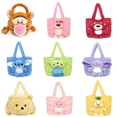 Disney Dames Schoudertassen Cross Handtassen Portemonnee Tas Crossbody Tassen Pluche Tassen