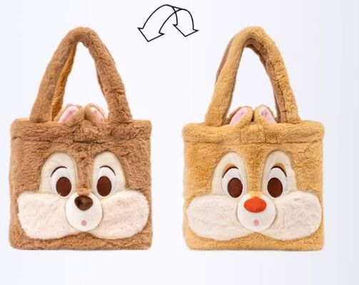 Disney Dames Omkeerbare Cross Body Tassen Portemonnee Tas Pluche Tassen