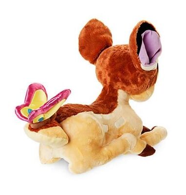 Bambi met de Opslag Zacht Speelgoed 25cm van Vlinder Middelgroot Disney Grootte Bruine Kleur