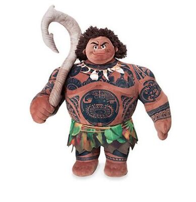 Originele Disney-de schoonheids zachte stuk speelgoed van Moana Maui van het Pluchespeelgoed Middelgrote pop