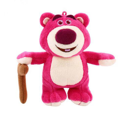 3 Lotso Huggin draagt Disney-Pluchedieren 13cm Keychian voor Rugzak