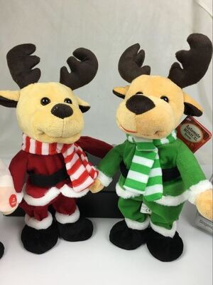 Het mooie Dansende Speelgoed van de Muziekpluche, Kerstmis Elektronische Gevulde Dieren