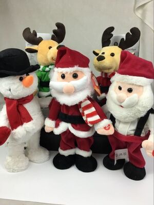 Het mooie Dansende Speelgoed van de Muziekpluche, Kerstmis Elektronische Gevulde Dieren