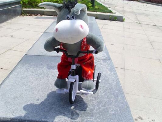 100% pp-Katoenen Muzikaal Pluchespeelgoed, het Elektronische Zachte Stuk speelgoed van de Fiets Dierlijke Panda