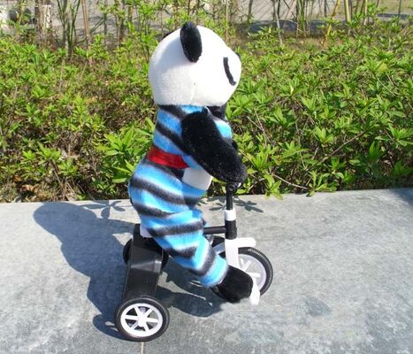 100% pp-Katoenen Muzikaal Pluchespeelgoed, het Elektronische Zachte Stuk speelgoed van de Fiets Dierlijke Panda