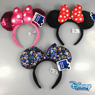 Van de Pluchehairband van manierdisney van de de Hoofdbandhaarspeld de Mickey muis Minnie Mouse voor Meisje