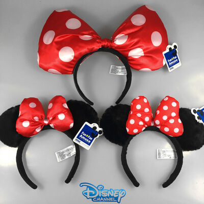Van de Pluchehairband van manierdisney van de de Hoofdbandhaarspeld de Mickey muis Minnie Mouse voor Meisje
