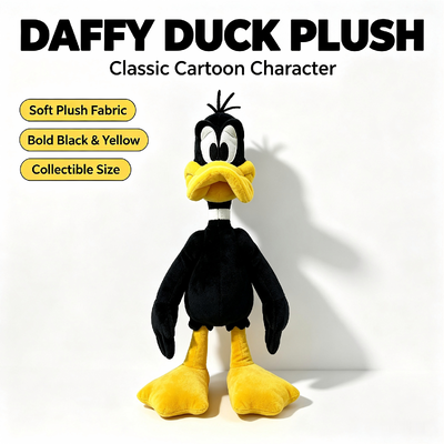 Looney Tunes Daffy Duck Disney Gevulde speelgoed met 100% PP katoen