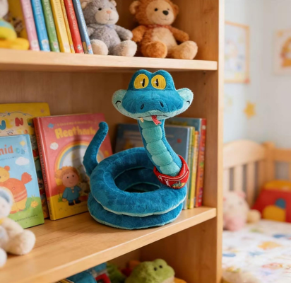 Leuke Pluche Gary De’Snake Disney Zachte Speeltjes 35*12*15cm Maat