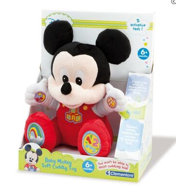 Disney-Mickey muisbaby Mickey die Zacht Stuk speelgoed 30cm spreken